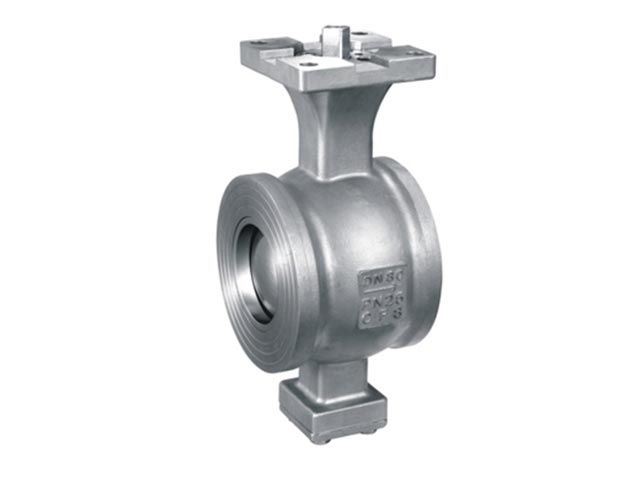 ISO 5211 direct mounting pad V segment wafer type ball valve GB Series